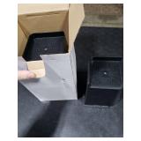 MYMULIKE Bed Risers 6 inch, Oversized Furniture Risers, Heavy-Duty Support Up to 6000 Lbs, Lift 6 inch for Couch, Sofa, Table,Chair (Black 4 Pack, 6 inch)