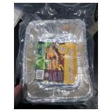 EHOMEA2Z Aluminum Pans Disposable Half Size (10 Pack) MADE IN USA 9x13 Heavy Duty Foil Pans, Durable & Recyclable Baking Pans, Eco-Friendly, Lightweight, Great for BBQ, Parties & Catering