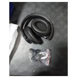 KVIDIO Bluetooth Headphones Over Ear, 65 Hours Playtime Wireless Headphones with Microphone, Foldable Lightweight Headset with Deep Bass, HiFi Stereo Sound Low Latency for Travel Work Cellphone