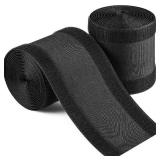 WILLBOND Carpet Cord Cover Cable Protector Floor Cover Cable Protector Management Only for Commercial Office Carpet(19.69 ft,Black)