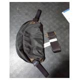 Spacious Nylon Crossbody Bag Bum Bag Handbags Wallets Purses Trendy Shoulder Bag for Women (black)