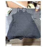 ANRABESS Womens Rompers Summer Casual Loose Sleeveless Overalls Spaghetti Strap Shorts Jumpsuit 2025 Beach Vacation Outfits Black Medium