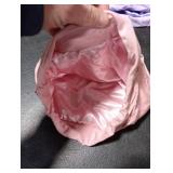 Silk Bonnet for Sleeping Women, Adjustable Silky Satin Lined Sleep Cap, Silk Hair Wrap for Sleep Night Cap for Natural Curly Hair 2PCS(Pink&Purple)