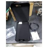 Amazon Basics Portable Security Case Lock Box Safe, Small Lock Box with Code, for College Dorm Room, Home, Combination Lock, XXL, Black