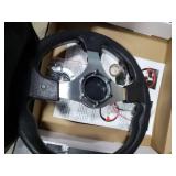 WEKANI Golf Cart Steering wheel for EZGO YAMAHA and Club Car Precedent Most Golf carts Black