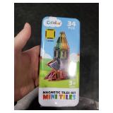 Coodoo Magnetic Tiles for Kids Ages 4-8 Toddler Toys Magnetic Blocks Building Toy STEM Outdoor Kids Toys Gift for Boys & Girls 3+ Year Old, Pocket-Sized Mini Tiles for Classroom Must Haves