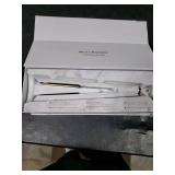 Kristin Ess 3-in-One Professional Titanium Hair Straightener Curler 2 in 1 + Beach Waver Combo for Women with Curly, Frizzy + Thick Hair - 1 1/4 Inch Dual Voltage Flat Iron + Travel Cap - 440 Degree