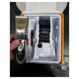 oneisall Dog Clipper Low Noise, Dog Grooming Kit with Rechargeable, Pet Shaver Cordless Electric Quiet Hair Clipper Set for Dogs Cats Pets Gold