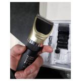 oneisall Dog Clipper Low Noise, Dog Grooming Kit with Rechargeable, Pet Shaver Cordless Electric Quiet Hair Clipper Set for Dogs Cats Pets Gold