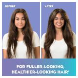 OGX Thick & Full + Biotin Collagen Extra Strength Volumizing Shampoo with Vitamin B7 Hydrolyzed Wheat Protein for Fine Hair. Sulfate-Free Surfactants Thicker, Fuller Hair, 13 Fl Oz