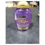 OGX Thick & Full + Biotin Collagen Extra Strength Volumizing Shampoo with Vitamin B7 Hydrolyzed Wheat Protein for Fine Hair. Sulfate-Free Surfactants Thicker, Fuller Hair, 13 Fl Oz