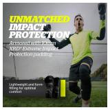 Storelli BodyShield Knee Guards, High-Impact Protection, Sweat-Wicking, UV-Resistant Athletic Knee Protection Pads for Soccer & Heavy-Duty Sports, Black, Medium