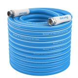 Fevone Garden Hose 100 ft., Lightweight Hybrid Water Hose, Flexible and Durable, Leak-Free Connections