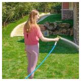 Fevone Garden Hose 100 ft., Lightweight Hybrid Water Hose, Flexible and Durable, Leak-Free Connections
