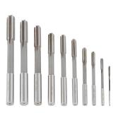 findmall 10PCS Reamer Set 1/8-15/32 inch Chucking Reamer Set H7 HSS Straight Flute Straight Shank Chucking Machine Cutter Milling Reamer Kit for Lathe Machine