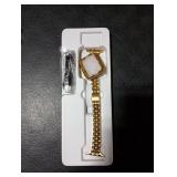 QUNDAXI Slim Watch Band Compatible with Apple Watch 41mm 45mm 42mm 44mm 40mm 38mm Metal Stainless Steel Watchband Suitable for iWatch 9/8/7/6/5/4/3/2/1/SE Series Women Luxury Strap (38mm 40mm 41mm)