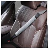 SONAICHTE Seat Belt Cover Pad Car Accessories Car Seat Belt Pads Seatbelt Cushion Seatbelt Covers seat Belt Cover pad for Adults 2 Pack 15.5in Gray