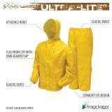 FROGG TOGGS Youth Ultra-Lite2 Waterproof Breathable Protective Rain Suit Large