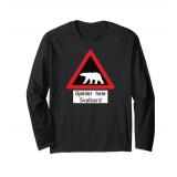 Svalbard Polar Bear Sign Long Sleeve T Shirt Gjelder Norway Long Sleeve T-Shirt XL