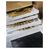 Namalu 6 Pcs Sunburst Mirror for Wall Decor, Small Circle Sun Espejos Decorative Mirror Hanging for Art Entryway Home Decor Bathroom Bedroom Living Room(Elegant,Gold)