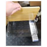 Hiitytin Trash Bag Dispenser, Trash Bag Holder Dispenser with Bamboo Top, Extra Large Garbage Bags Holder Organizer Under Sink for Kitchen, Pantry, Laundry Room