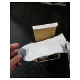 eallco 10 Pairs Mens Ankle Socks Low Cut Socks for Men Athletic Socks Breathable Cushioned White