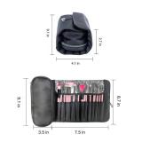 songfir Portable Makeup Brush Storage Bag, Cosmetic Travel Storage Bag, Multi-Function Makeup Brush Protection Bag, Folding Tool Bag