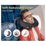 TREKOLOGY Inflatable Neck Pillow for Traveling - Inflatable Travel Pillow for Airplanes - Neck Air Pillow, Blow Up Travel Pillows for Neck Support