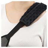Cushioned Arm Sling Padding for Neck Slim Sling Pad Neck Strap Cushion Comfort Shoulder Support Rotator Cuff Surgery Arm Immobilizer Brace Carry Padded Cover Pillow Wrist Hand Injury, Pack of 2 Black