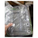 Suertree Upgraded Small Bird Carrier, Lightweight and Portable Travel Bird Cage with Stand and Easy Clean Tray, Parrot Parakeet Cockatiels Bird Travel Cage