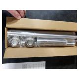 Mcrbeay Shower Curtain Rod, 1 Diameter Heavy Duty Tension Shower Rod, Non Slip Adjustable 28-74 inch No Drill Shower Curtain Rods Spring Tension For Bathroom, Shower Stall, No Rust, Brushed Nickel