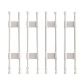 Tesmirror RV Refrigerator Tension Rods Tension Bars RV Fridge Bars Kitchen Accessories Refrigerator Accessories, 15.8-27.6 Inch, White