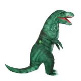 wylksylk Inflatable Dinosaur Costume for Adult,Blow up Dinosaur Costume,Halloween Party Cosplay(green-1)