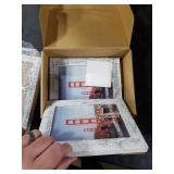 iRahmen 5x7 Picture Frame Set of 4, High Definition Glass Distressed White Frame, 5 x 7 Wood Photo Frames for Tabletop Display and Wall Mounting