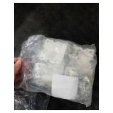 SANKINS Self Closing Gate Hinges Heavy Duty Hardware Hinges for Wooden/Vinyl/PVC Fences, 90 Degree Adjustable Gate Hinge with Installation Screws and Swing Adjuster Tool, 2 Pack/Set, White