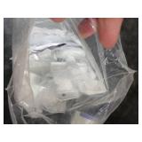 SANKINS Self Closing Gate Hinges Heavy Duty Hardware Hinges for Wooden/Vinyl/PVC Fences, 90 Degree Adjustable Gate Hinge with Installation Screws and Swing Adjuster Tool, 2 Pack/Set, White