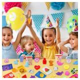 Squishy Toys, 28 Pack Squishies and Cards Party Favors for Kids 4-8 8-12 Treasure Box Classroom Prizes Mochi Squishy Cat Fidget Toys Stress Relief Goodie Bags Easter Basket Stuffers Birthday Gifts