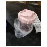 Large Pill Organizer,Supplement Organizer for 7 Different Vitamins,Pill Dispenser with Anti-Mixing Design,Easy to Retrieve Meds, (Pink)