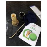 TEANAGOO Matcha Whisk Set Black,7 Pcs Matcha Set,Matcha Kit for Ceremony,Tradition Tea Set for Making Breakfast/Latte,Matcha Whisk Set with Bowl(Chawan)/Whisk and Holder,Gift for Family/Friend MISSING