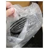 ENJOHOS 100% Cotton Linen Quilt Twin/Twin XL, Twin Cotton Quilt, Dark Grey Bedspread Coverlet, Reversible Lightweight Twin Quilt Bedding Set with Sham for All Season (2 Pieces, 68x86)