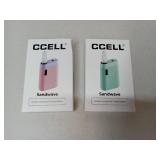 FACTORY SEALED - 2 Pack CCELL Sandwave 510 Thread Battery (No  Cardtrideges or Pod Systems), Coral and Pink
