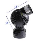 AQUANEAT Aquarium Wavemaker Circulation Pump, 1600GPH Fish Tank Powerhead, Submersible Water Pump, Magnetic Base