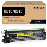FACTORY SEALED - LeciRoba 6510 6515 Remanfactured Drum Unit Replacement for Xerox 108R01419 for Xerox Phaser 6510 WorkCentre 6515 (Yellow, 1 Pack)