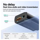 APPEARS NEW - GANA Wii to hdmi Converter, wii to hdmi Adapter, wii to hdmi1080p 720p Connector Output Video & 3.5mm Audio - Supports All Wii Display Modes