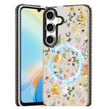 APPEARS NEW - Toycamp for Samsung Galaxy A15 5G Phone Case - Compatible with MagSafe Women Girls Cute Phone Cover Magnetic with Shockproof Protective Girly Pretty Designer for Samsung A15 5G Cases, Ca