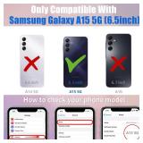 APPEARS NEW - Toycamp for Samsung Galaxy A15 5G Phone Case - Compatible with MagSafe Women Girls Cute Phone Cover Magnetic with Shockproof Protective Girly Pretty Designer for Samsung A15 5G Cases, Ca