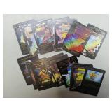 17 Piece Pokemon Black Foil TCG Cards- GX, VMAX,GX, and Others- UNAUTHENTICATED