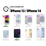 FACTORY SEALED - Ginkgonut Compatible with iPhone 13 Case or iPhone 14 Case for Women/Girls, Cute 3D Laid Desgin Soft Silicone Shockproof Raised Bumper Corners Case for iPhone 13 / iPhone 14ï¼Burg