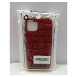 FACTORY SEALED - Ginkgonut Compatible with iPhone 13 Case or iPhone 14 Case for Women/Girls, Cute 3D Laid Desgin Soft Silicone Shockproof Raised Bumper Corners Case for iPhone 13 / iPhone 14ï¼Burg