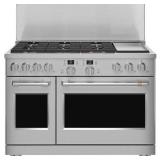 GE - 48in Professional 12in Backsplash - Stainless Steel Model UX12BS48PSS